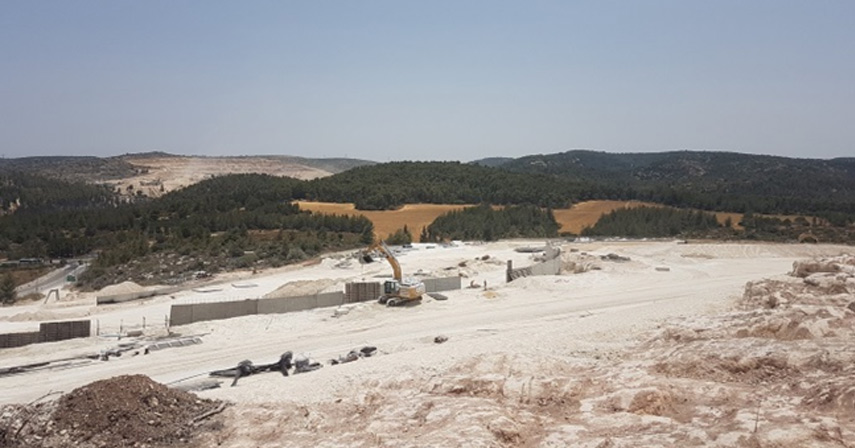 עבודות הפיתוח בנוה שמיר בעיצומן עבודות הפיתוח בנוה שמיר בעיצומן